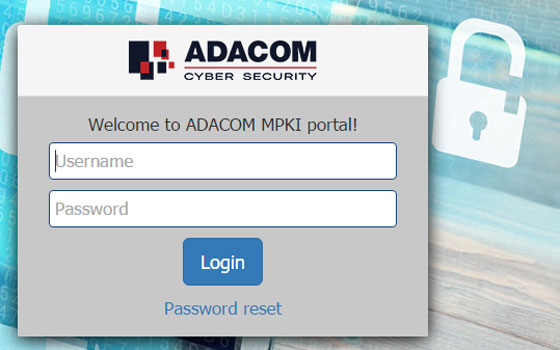 adacom-mpki εικόνα από την εφαρμογή που δημιουργήσαμε για την δημιουργία πιστοποιητικών για συσκευές μέσω επικοινωνίας με τον MPKI Server της Symantec 