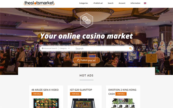 The company The Slots Market cooperated with our company for his website